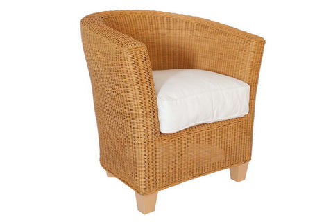 Aloha Honey Wicker Armchair